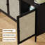 Buffet avec 3 portes en rotin et armoire de rangement moderne pour le salon (grand)-1249705381