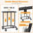 Rolling Laundry Hamper with Wheels, 170L, 1 Unit, (Black)-199617964