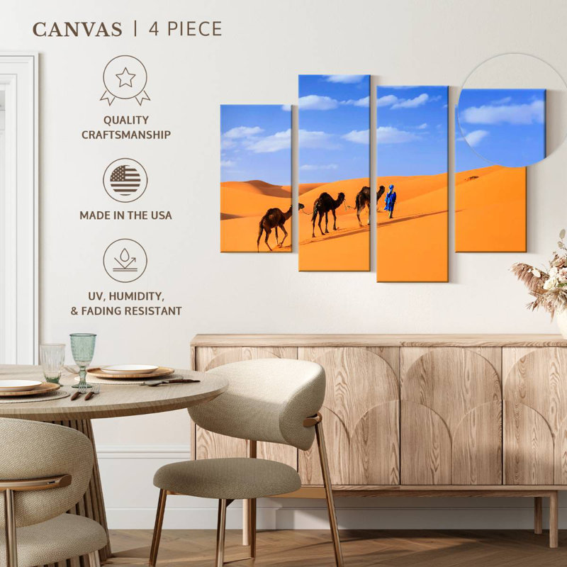 Traveling Camels, 54" H x 84" W