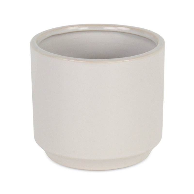 Handmade Ceramic Pot Planter, White