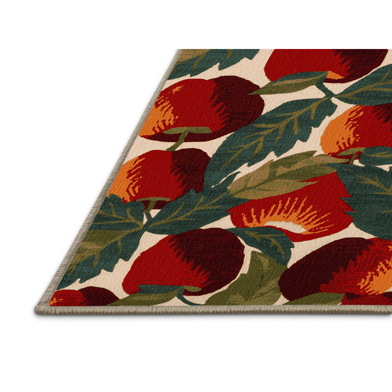  Tapis lavable pomme malaise, Carré 8 pi