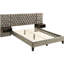 Lit plateforme brun clair Kiah