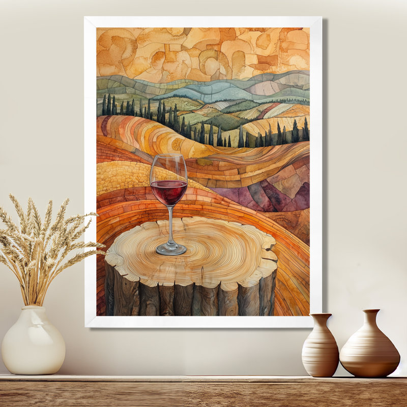 Gracilyn II - paysages, art mural sur toile, H 20 po x l 12 po, Reproduction encadrée d'une seule photo, Blanc
