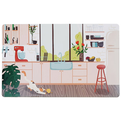 Napperon en plastique 12 po x 18 po - Ensemble de 12