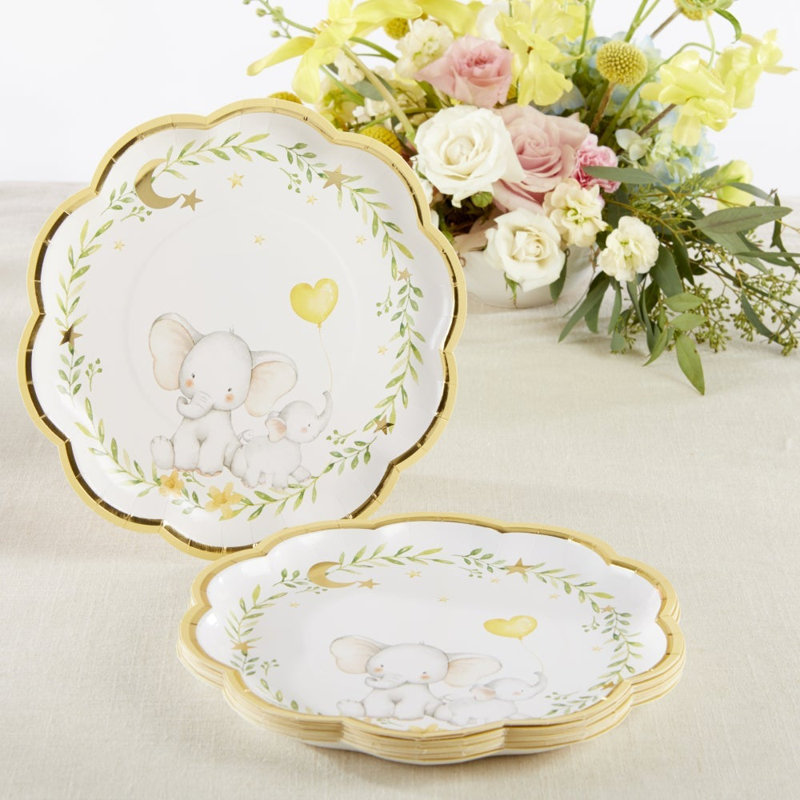 Assiette plate en papier 25 pièces