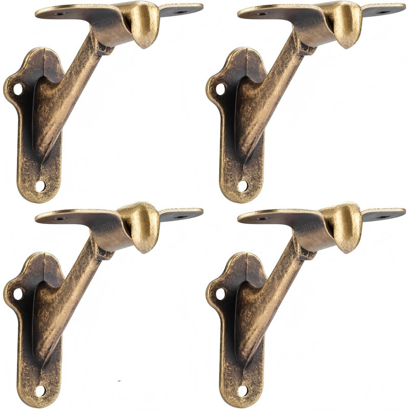 Supports de rampe d'escalier de 3 po pour escaliers robustes, paquet de 4