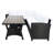 Izmir 6 - Person Patio Conversation Set with Cushions-349404924