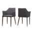 Chaise avec accoudoirs rembourrée Piner-26390034