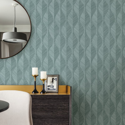 Fairlawn 33' L Textured Metallic Wallpaper Roll