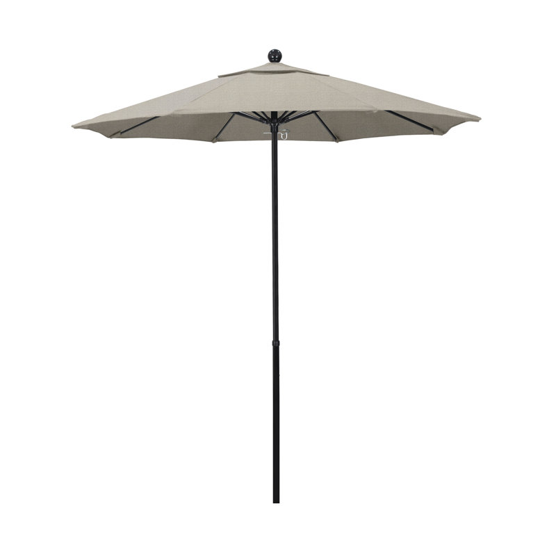Parasol de marché 7,5 pi DeHond, Granite tissé
