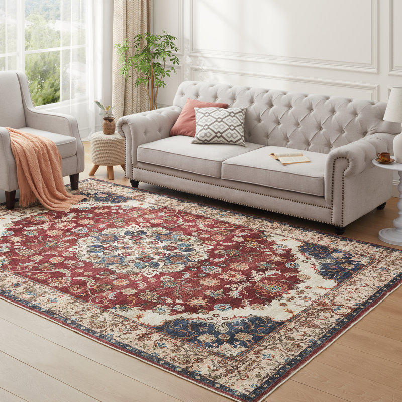 Oriental Machine Tufted Shag Area Rug, Rectangle 200 x 290 cm