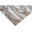 Tapis abstrait gris / blanc en laine / viscose tissé à la main Abstract-96734547