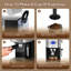 Machine à espresso compacte semi-automatique avec 20 bar et mousse de lait, réservoir amovible de 1,2 l et contrôle de la température du circuit imprimé