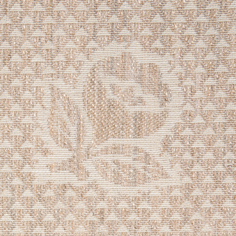 Fleurette Fabric, Natural