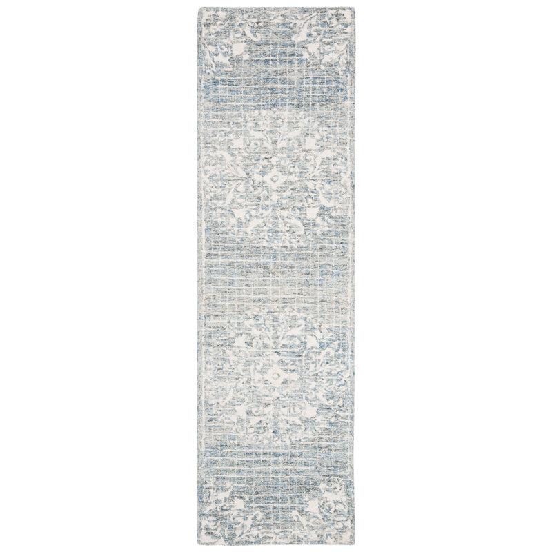 Locklin Hand Tufted Wool Oriental Rug, Runner 2'3" x 8'