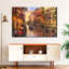 " Romantic Sunset In Venice Canvas Print "-2113332610
