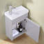 Meuble-lavabo simple mural 16 po-818617620