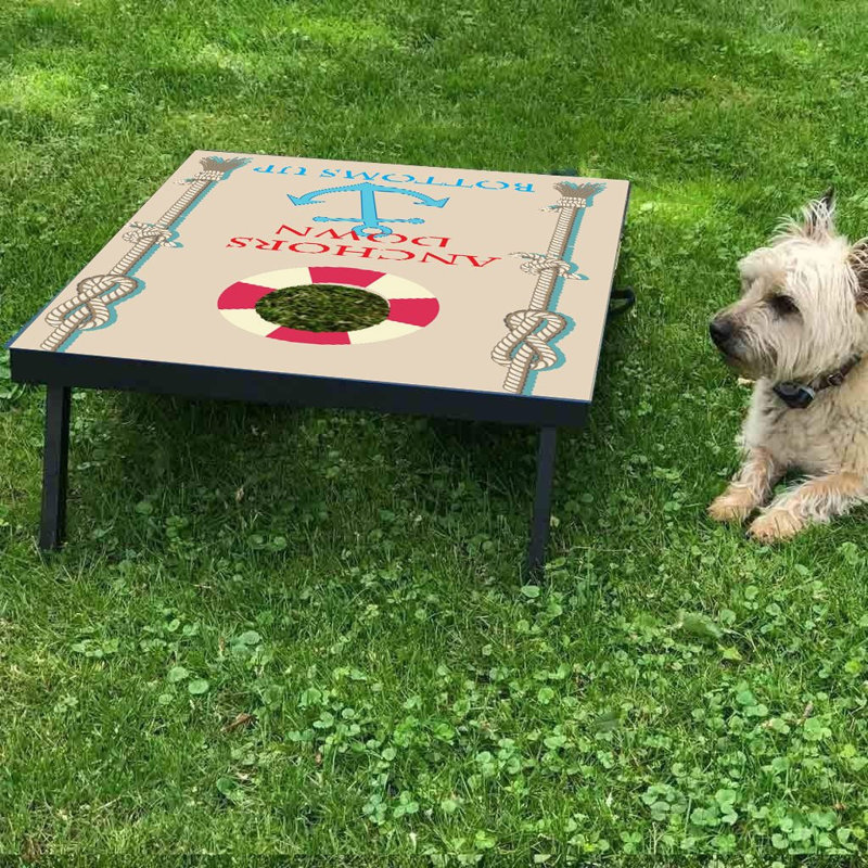 Panneaux de cornhole en bois massif 2 pi x 3 pi