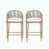 Coussin beige / structure grise est en rupture de stock