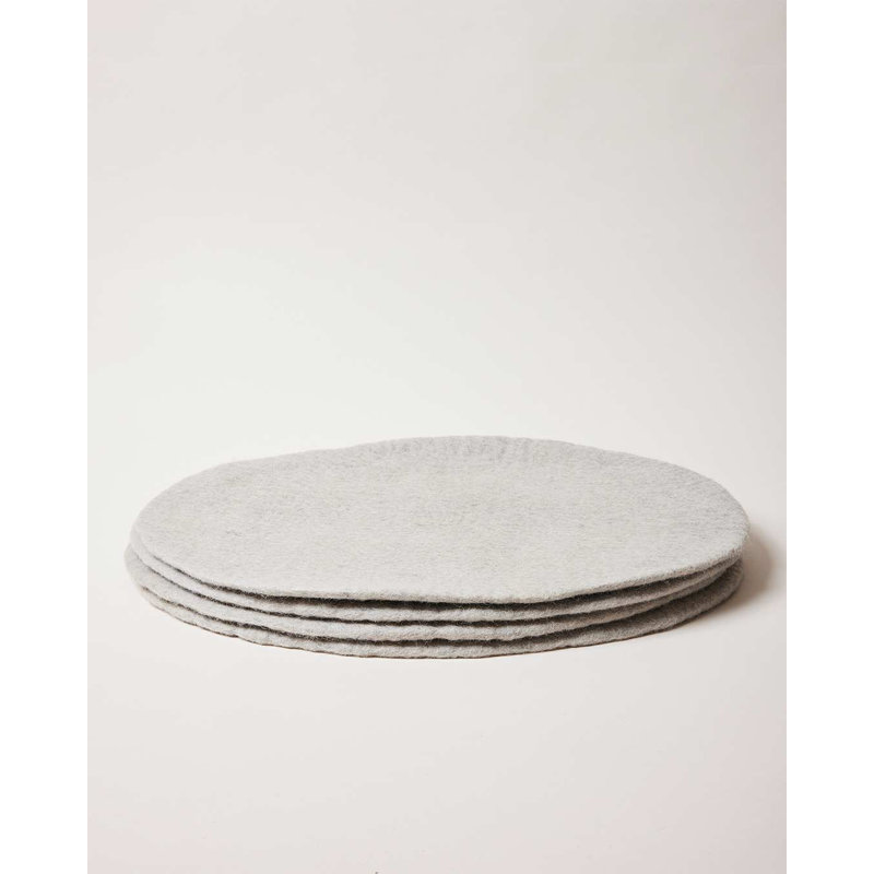Artisan Felt Placemats, Stone