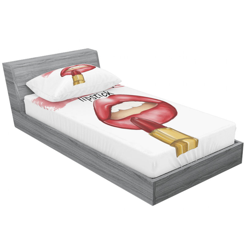 Microfiber Sheet Set, Twin Sheet Set with Fitted Sheet