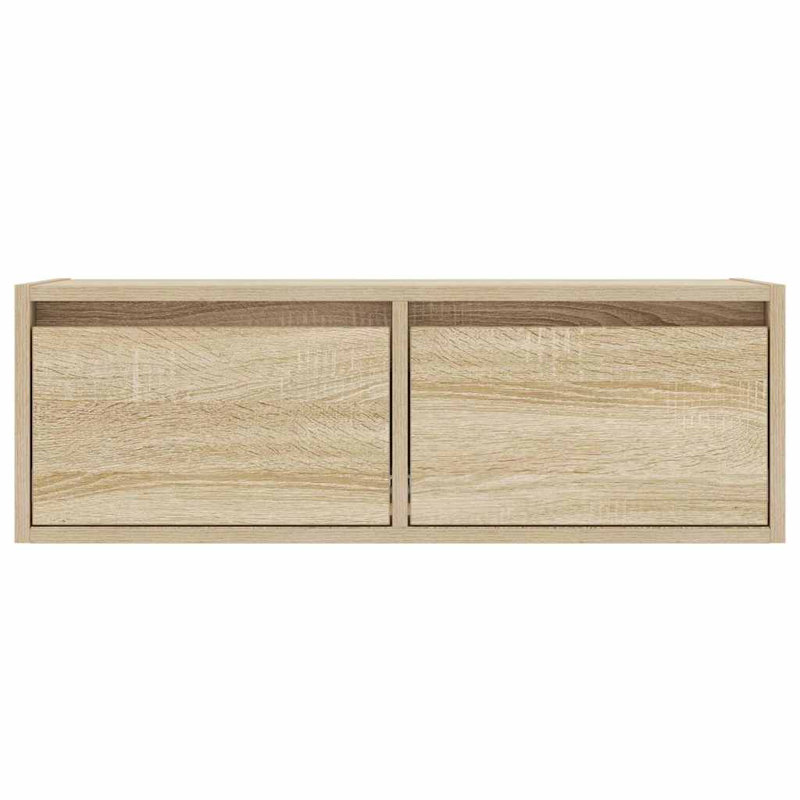 Exuma TV Stand, 25cm H x 75cm L x 35.5cm W, Sonoma Oak