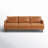 Girona 88" Full-Grain Genuine Italian Leather Sofa