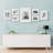 Gallery Wall Solid Wood Matted Picture Frame Kit - 7 Pieces with Two 8" x 10", Four 6" x 8", and One 12" x 16"-99838353