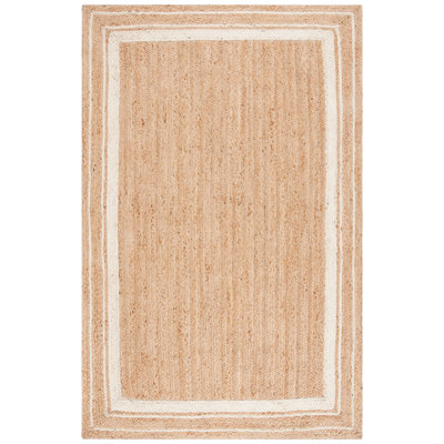 Weintraub Natural Fiber Hand Woven Jute Rug