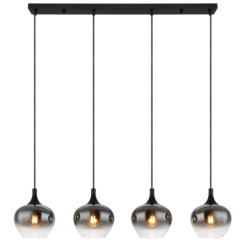 Azavian 4 - Light Black Kitchen Island Pendant