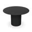 Arlo Black Table Top W Black Legs + Myla Linen Dining Chair Grey Set Of 4-50323752-50323754-50323756