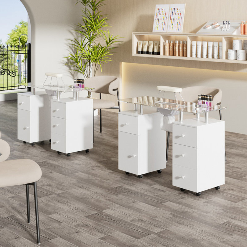 Wood Makeup Organizer