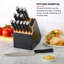 Ensemble de couteaux 14 pièces avec aiguiseur intégré KitchenAid