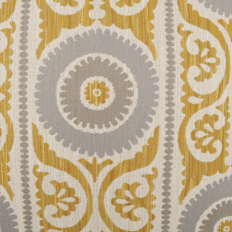 Coussin décoratif Selma, Tournesol, Carré 20 po