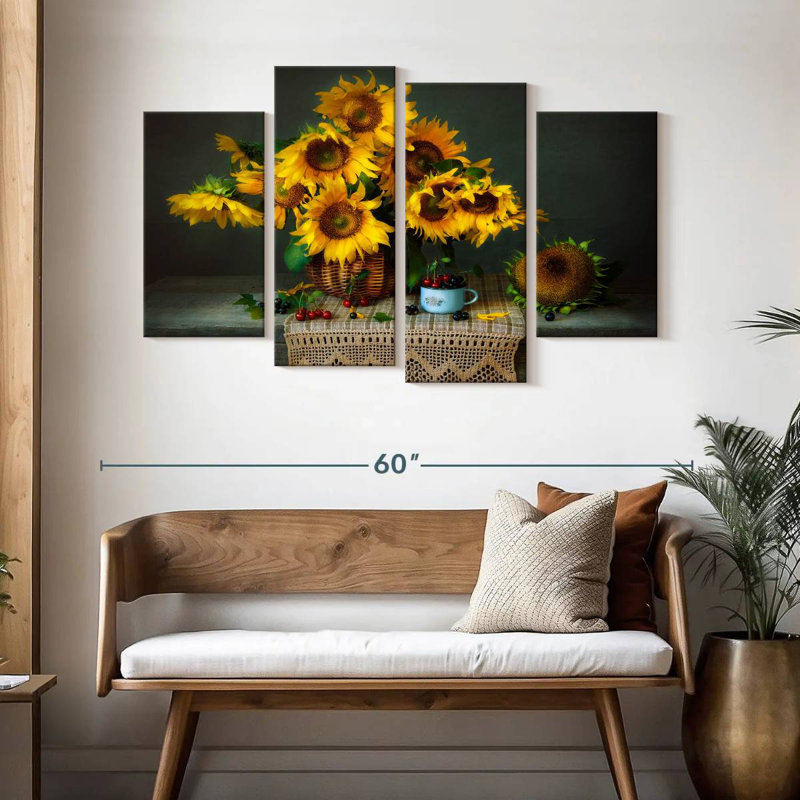 Harnek Rustic Sunflowers And Cherries