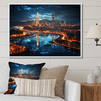 «Barcelona Beautiful Cityscape II» - reproduction