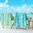 Ensemble de serviettes de plage 100% coton