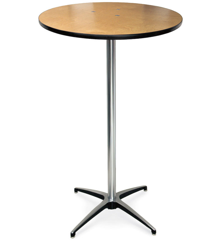 Table ronde ProRent, H 42 po x l 36 po x L 36 po