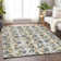 Premium Machine Washable Prisco Gray Rug