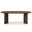 Ensemble de table de salle à manger 7 pièces pour 6 personnes avec accoudoirs en chenille-131644422