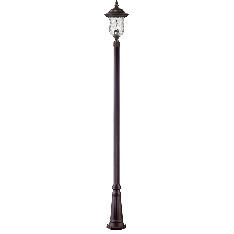 Lampadaire 3 lumières Antkeo (double), Noir, H 114,25 po x l 10 po
