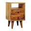 Table de chevet en bois massif Cashala