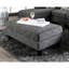 Repose-pieds de style contemporain avec repose-pieds en chenille 1pc