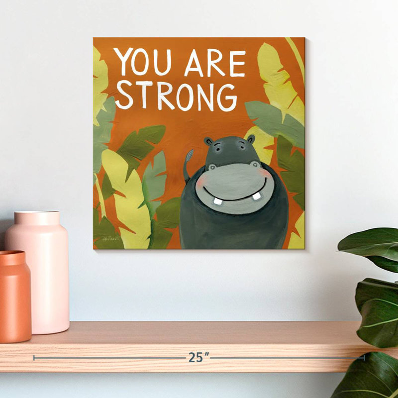 Ashelle «You Are Strong», H 16 po x l 16 po