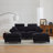 Chikaima Deep Seat Sectional Sofa-108936514