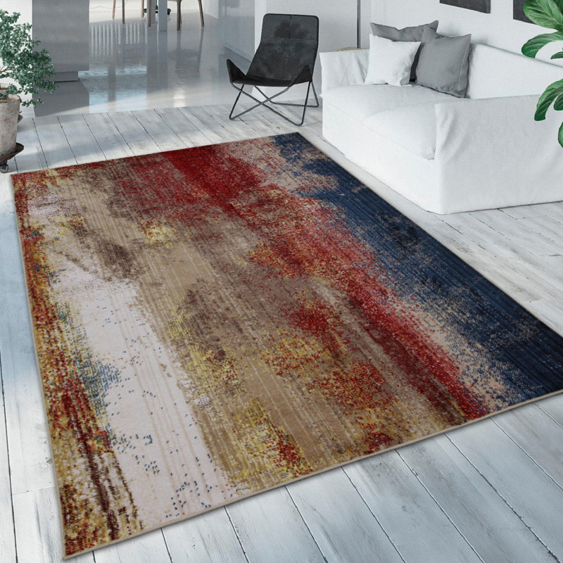 Roselee Abstract Area Rug, Rectangle 80 x 150cm