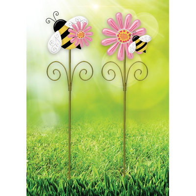 Mariel Weather Resistant Metal Animals Garden Stake