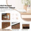 Meuble-lavabo simple avec plateau en résine 29,55 po Kendriel