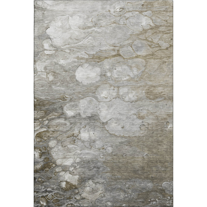 Premium Machine Washable Alijah AMF1278 Abstract Rug, Rectangle 3' x 5'