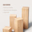 Long banc de rangement en cuir blanc